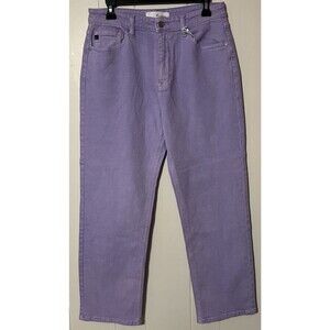 Kancan Lavender Ankle Straight Jeans Size 8/29 Purple High Rise
